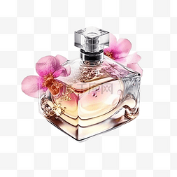 方形产品图片_香水液体香味