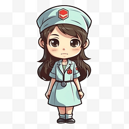 护士图像图片_护士节护士严肃图案