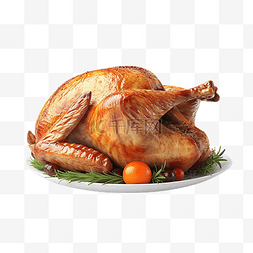 鸡烤肉图片_食物感恩节食物