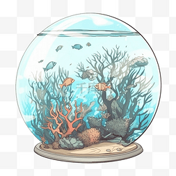 海洋日水下环境球