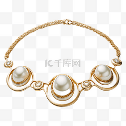 奢侈饰品图片_首饰珍珠项链银色时尚的