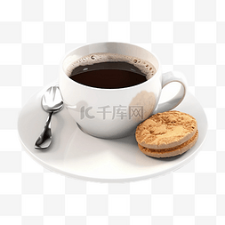 下午茶饼干图片_咖啡杯子美食