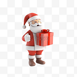 红色节日礼物盒图片_圣诞节卡通礼物盒