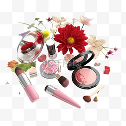 化妆品粉色水图片_化妆品护肤工具