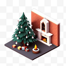 2016圣诞树图片_圣诞树立体模型