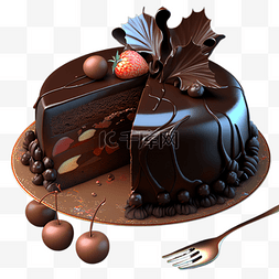 美味慕斯蛋糕图片_巧克力蛋糕精美蛋糕实物图