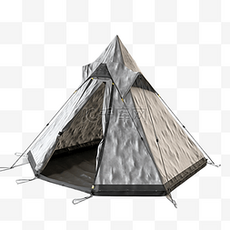 旅游用品卡通图片_帐篷野营尖顶造型