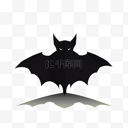 飞翔的蝙蝠黑色怪物