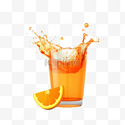 黄色果汁液体图片_果汁液体飞溅