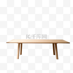 卡通木质桌子元素立体免抠图案