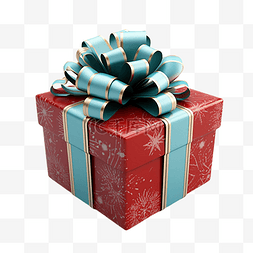 惊喜盲盒图片_圣诞节礼物红色