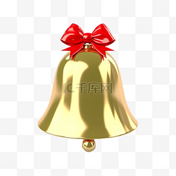红色质感鎏金背景图片_圣诞节金属铃铛