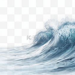 大海素材背景图图片_海浪蓝色透明