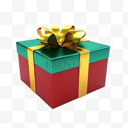 红色节日礼物盒图片_圣诞节卡通礼物盒