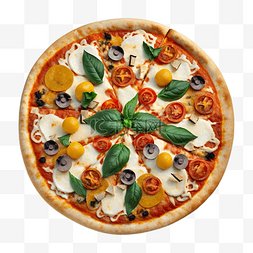 西餐实拍图图片_美味披萨可口3d实拍图
