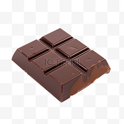 黑糖块图片_巧克力方块小吃