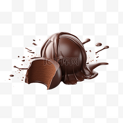 巧克力美食圆球