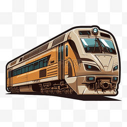 车辆装饰图片_火车卡通列车图案