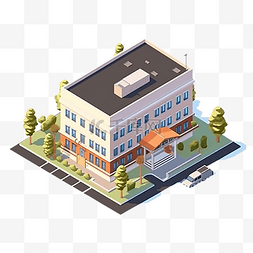 项目城市图片_学校大楼分层色彩