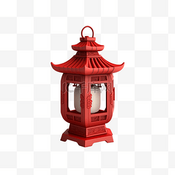 农历新年高挂红灯笼