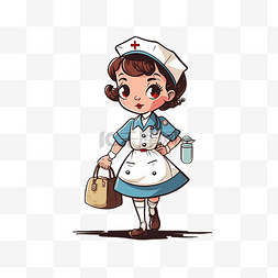 医生护士劳动节图片_护士可爱卡通