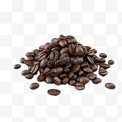 棕色眉毛图片_咖啡豆材料写实