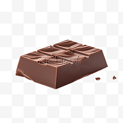 牛奶巧克力酱图片_巧克力方块食物