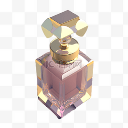 方形香水瓶模型