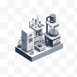 3d显微镜图片_实验仪器设备3d透明