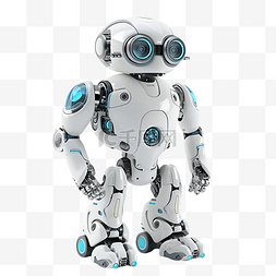 智能机器人ai图片_机器人立体三维