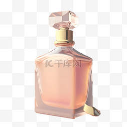 香水装饰瓶图片_淡色香水粉色瓶女士香水