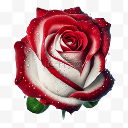 花瓣露珠图片_玫瑰水珠红色白色