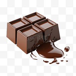 美食巧克力背景图片_巧克力美食液体