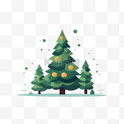 新年素材绿草图片_圣诞树好看绿树