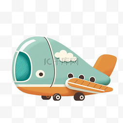 卡通可爱飞机模型