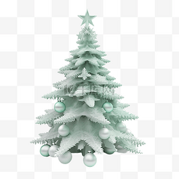 抽象树插画图片_圣诞节圣诞树抽象
