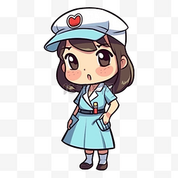 护士节护士插兜图案