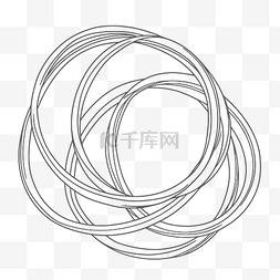 金手环图片_绘制排列成圆形轮廓草图的各种环