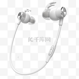 白色耳麦耳机图片_耳机蓝牙耳机白色透明