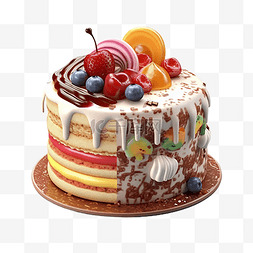 草莓千层蛋糕图片_蛋糕水果白色