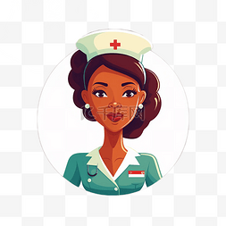 护士图像图片_护士节黑人护士