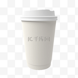 白色咖啡杯盖图片_咖啡杯物品白色