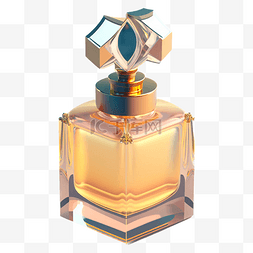 方形漂亮的香水瓶