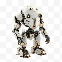 金色机器人图片_机器人金色技术