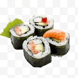 日式美食插画图片_日式寿司美食海苔透明