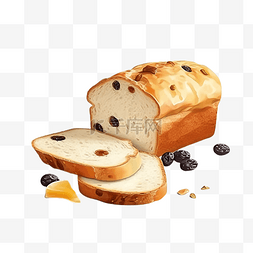 美味的面包圈图片_面包早餐健康