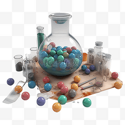 化学液体瓶子图片_实验道具球体