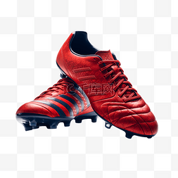 红色足球鞋图片_足球鞋男鞋运动红色