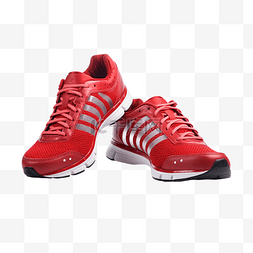 运动鞋场景图图片_运动鞋休闲鞋红色透明
