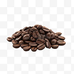 可可豆罐图片_咖啡豆原材料棕色